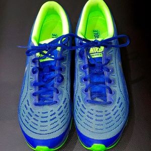 Nike Tailwind 6 (Blue and Neon Green)